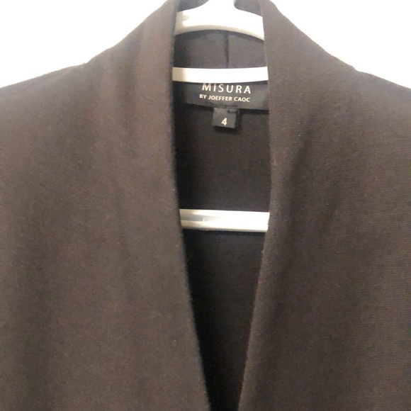 Misura by Joeffer caoc stunning chocolate wrap top - Picture 3 of 7